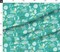 Modern Floral Monochrome Chintz Bright Green Jade Botanical Flowers Custom Printed Fabric by Spoonflower Various Fabrics by the Yard or Fat Quarter